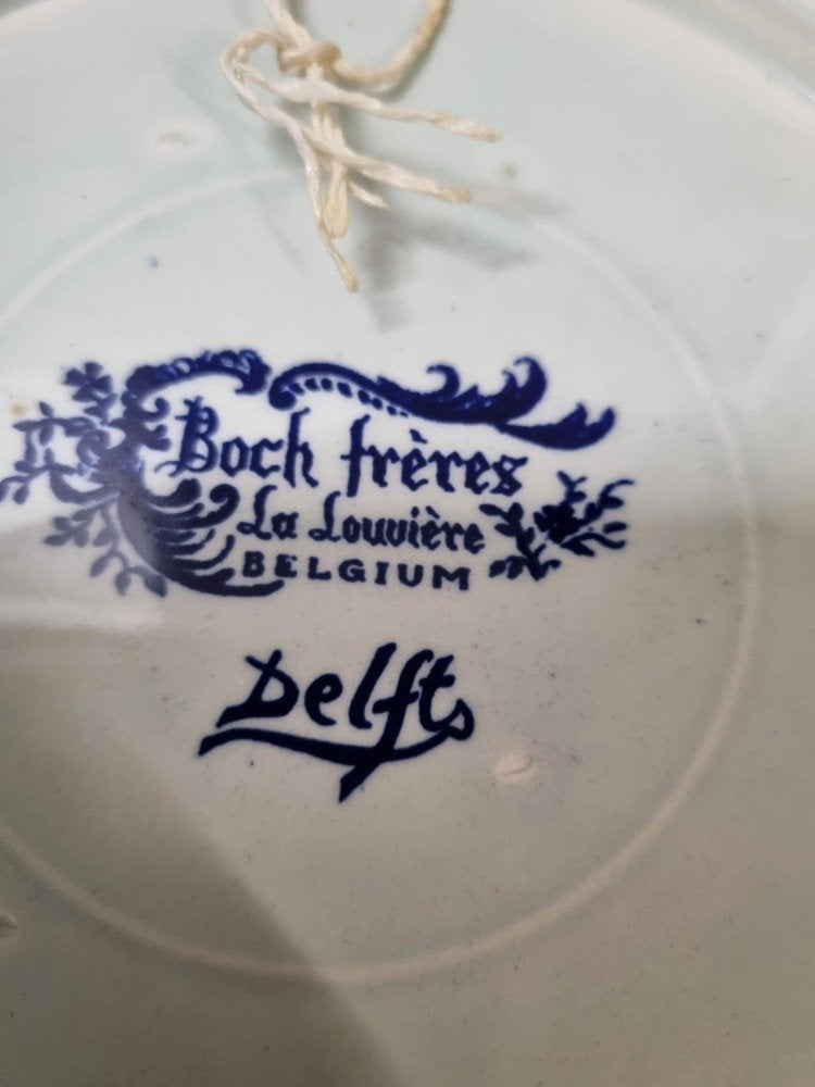 bord boch feres delfts blauw, Ophalen of Verzenden