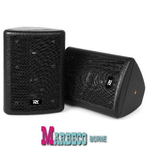 Luidspreker set, Speaker set, passief 4 inch zwart, Audio, Tv en Foto, Luidsprekers, Overige merken, Stereo speakers, Inclusief muurbeugels
