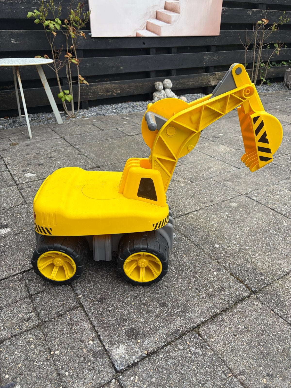 Gele kinder graafmachine speelgoed, Ophalen, Gebruikt