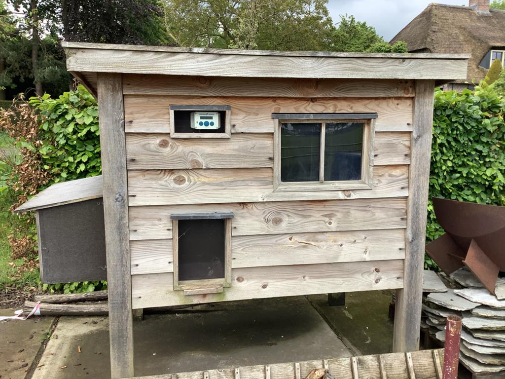 Douglas Kippenhok met automatische hokkensluiter, Dieren en Toebehoren, Pluimvee | Toebehoren, Ophalen, Gebruikt, Kippenhok of Kippenren