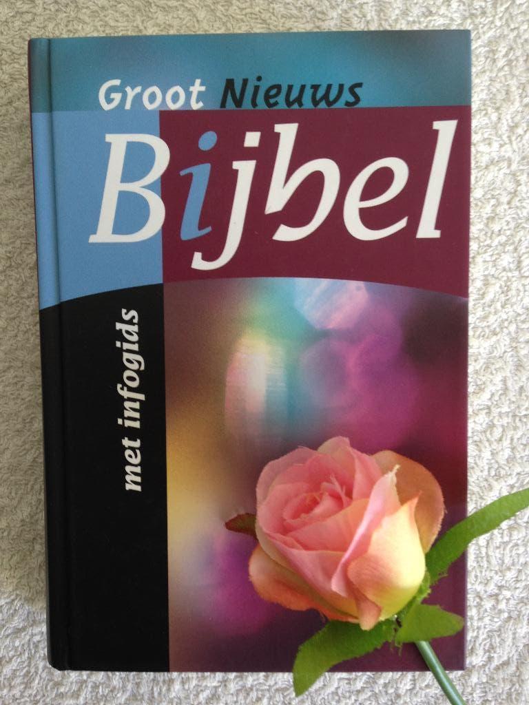 🙏BIJBEL: Groot Nieuws Bijbel Met Infogids., Ophalen of Verzenden, Zo goed als nieuw, NL Bijbelgenootschap, Christendom | Katholiek