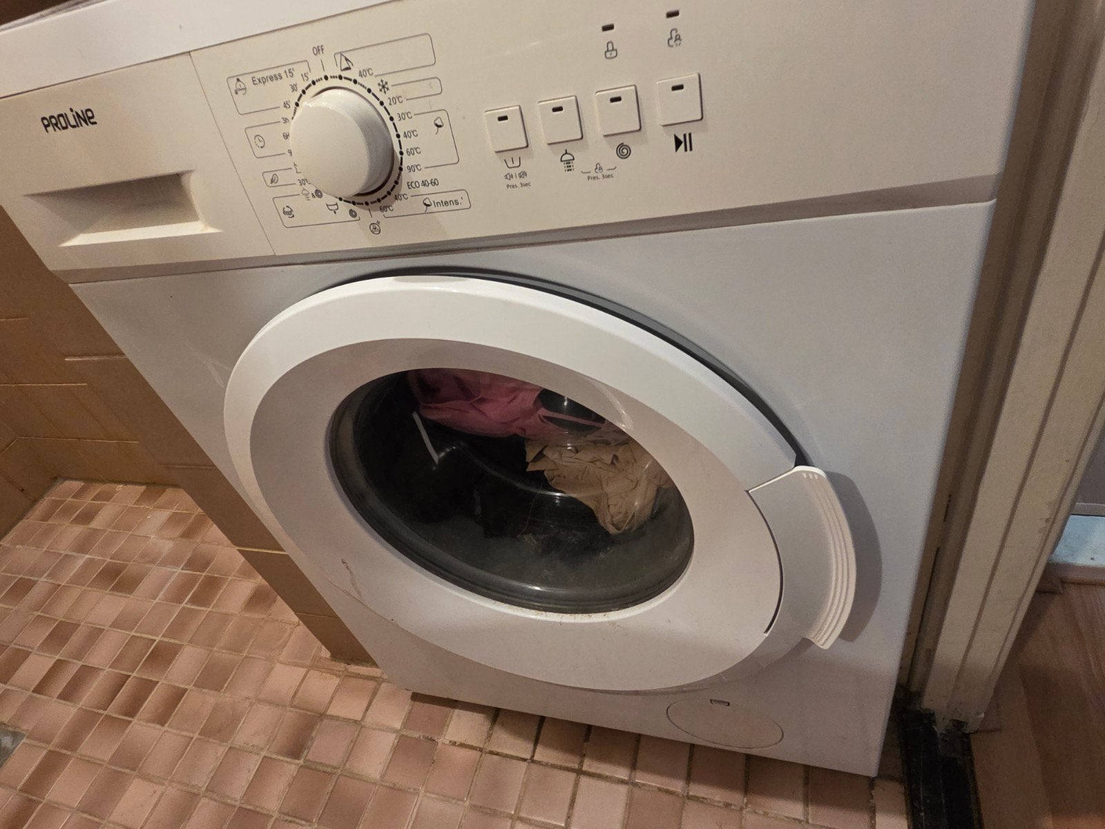 Proline FP6120WHEU Wasmachine - 6kg, 1200 toeren, Ophalen, Gebruikt