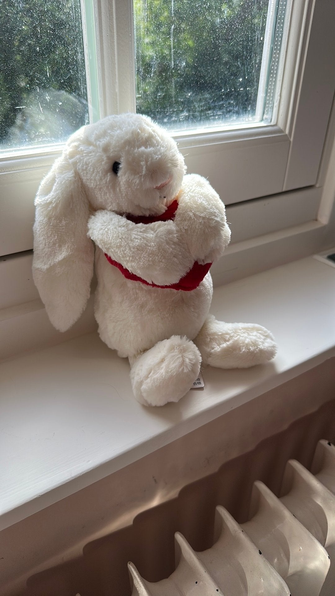 Jellycat knuffel konijn - Heel zacht en compleet, Jellycat, Konijn, Ophalen of Verzenden, Wit
