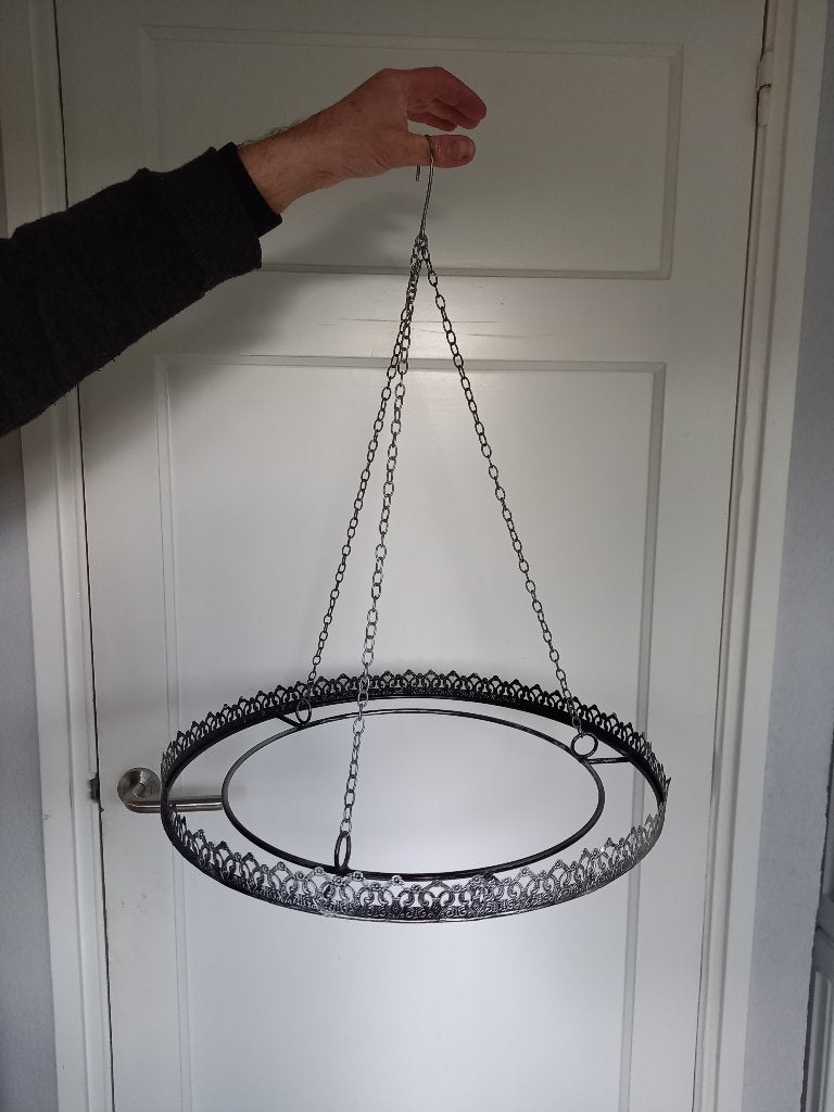 Kroonluchter / Plafondhanger / Hanger voor (Kerst) Decoratie, Gebruikt, Overige materialen, Onbekend, Ophalen of Verzenden
