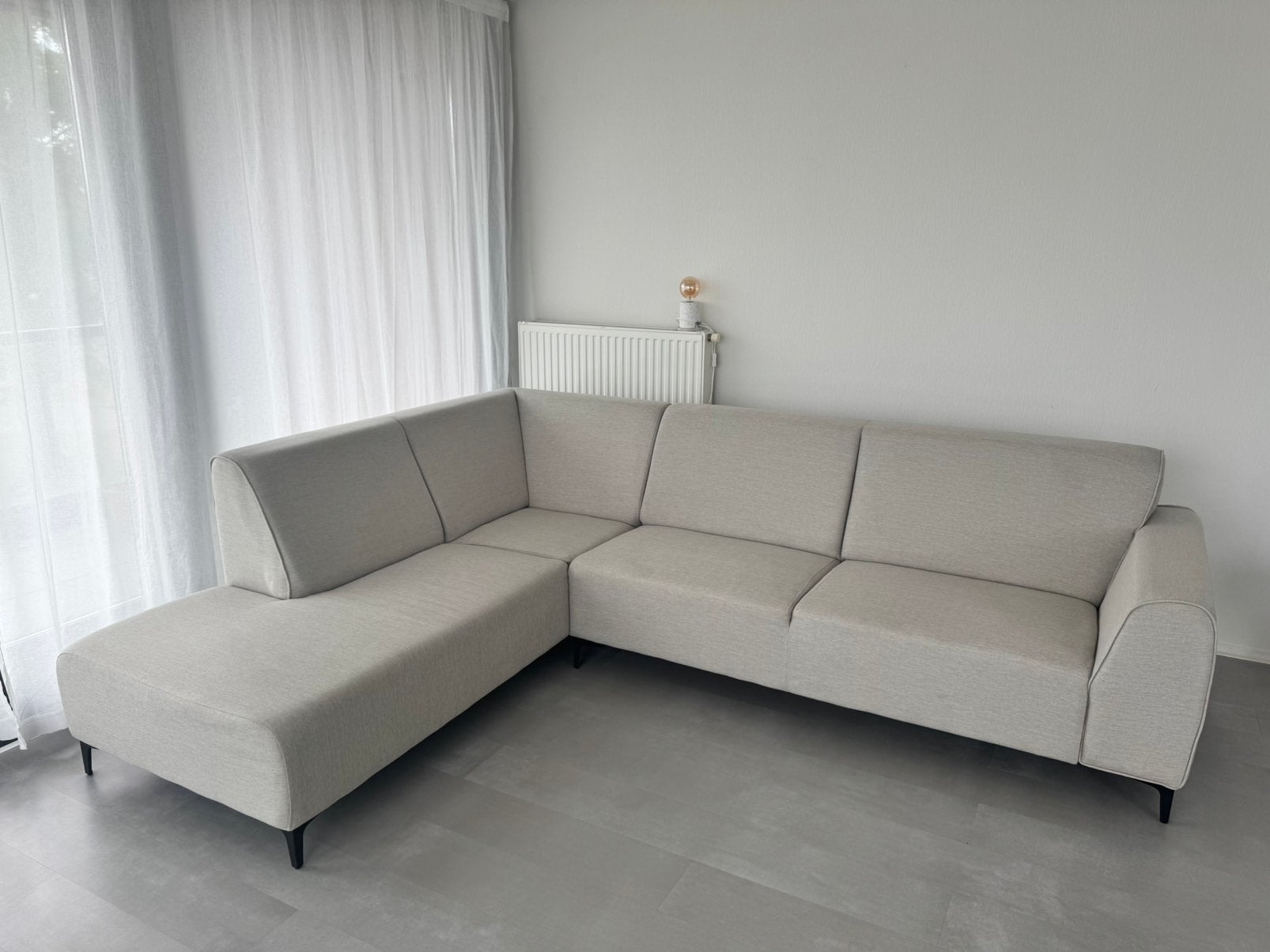 Hoekbank 278x213cm, Ophalen, Zo goed als nieuw