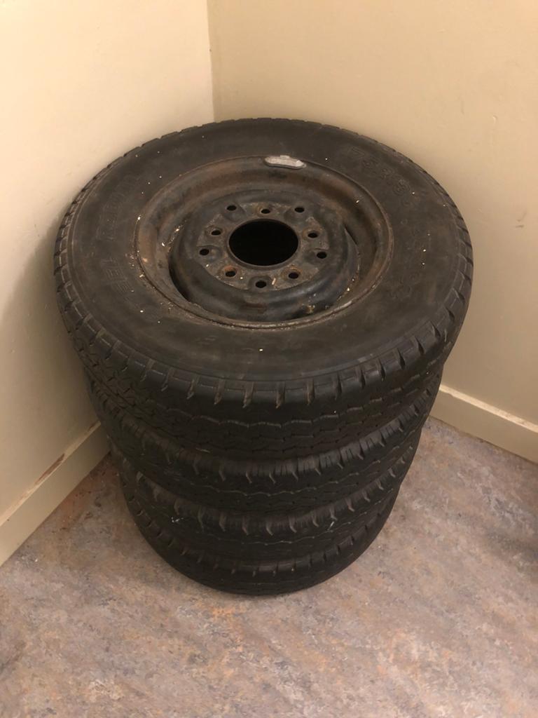 Bedford wielen/velgen 14 inch/ 5 gaats, Ophalen, 14 inch, Velg(en), All Season