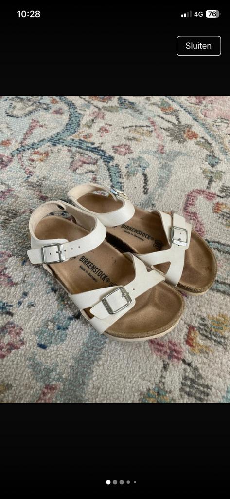 Birkenstocks 32, Meisje, Overige typen, Ophalen of Verzenden, Zo goed als nieuw