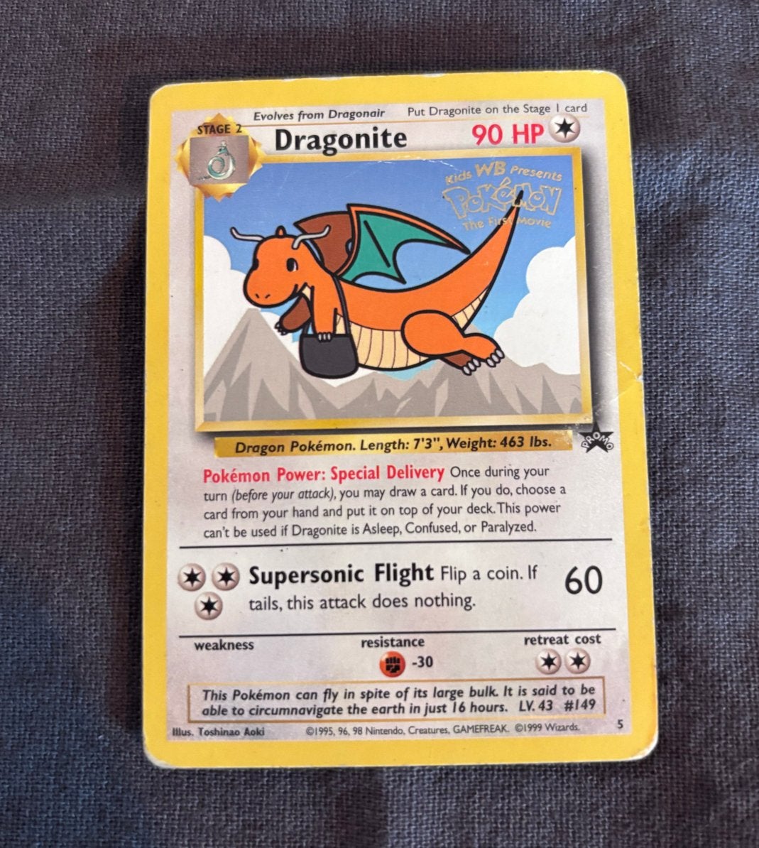 Dragonite Pokémon kaart (Wizards Black Star Promo #5), Hobby en Vrije tijd, Verzamelkaartspellen | Pokémon, Ophalen of Verzenden