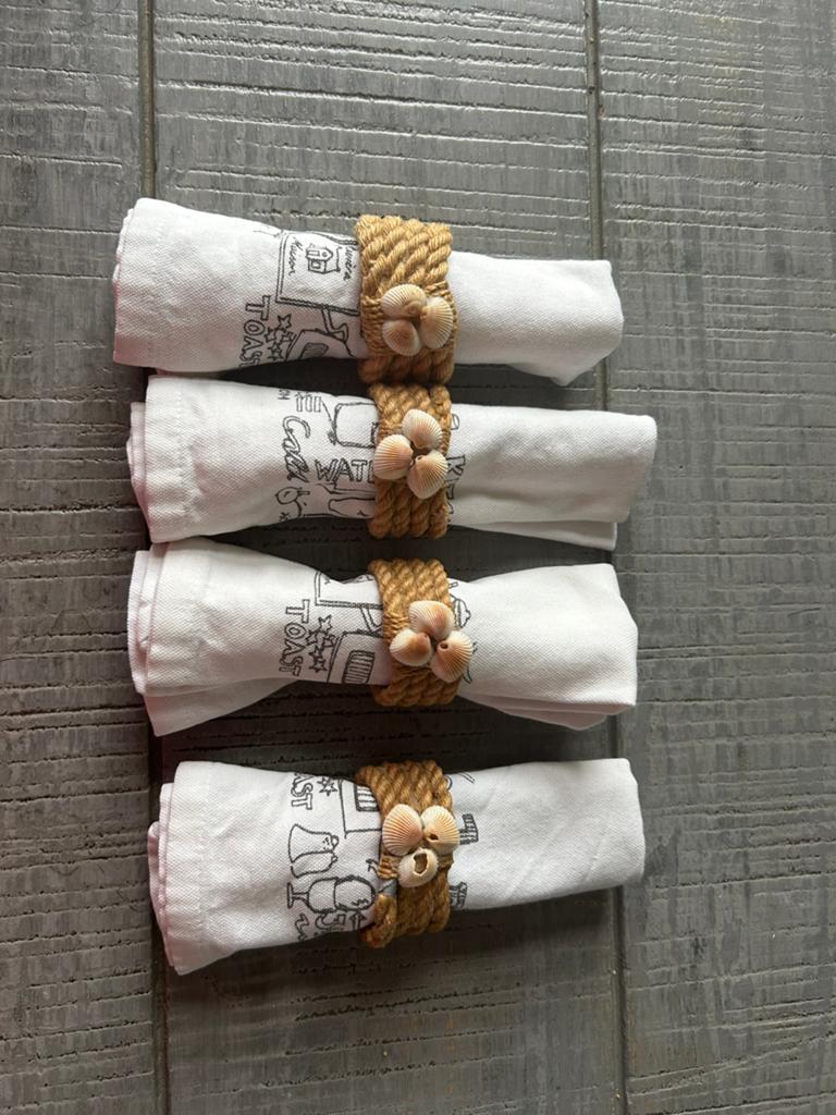 Riviera maison servetten textiel, Ophalen of Verzenden, Nieuw, Wit, Overige typen