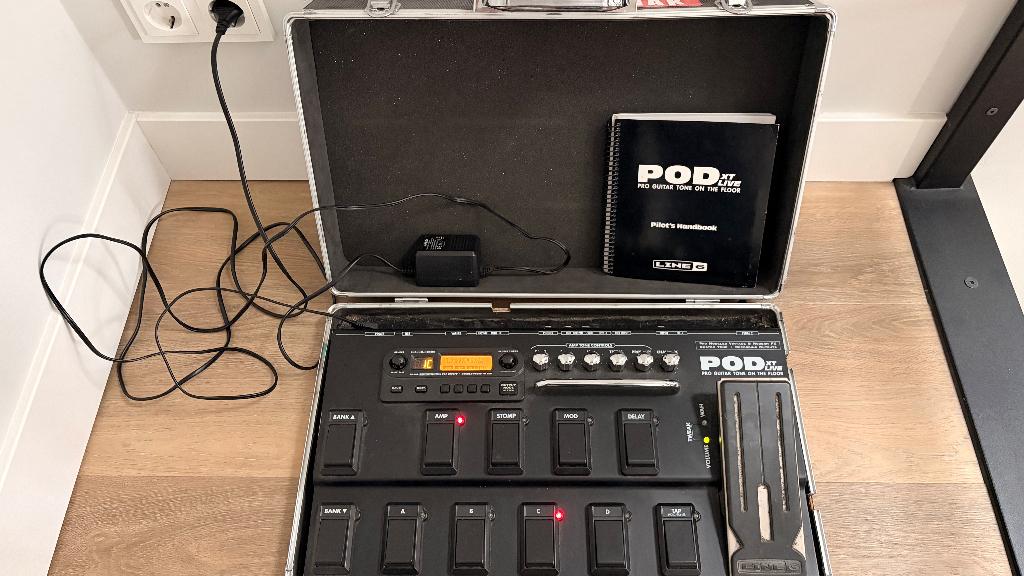 Line6 Pod XT Live incl. Case, Ophalen of Verzenden, Gebruikt, Multi-effect