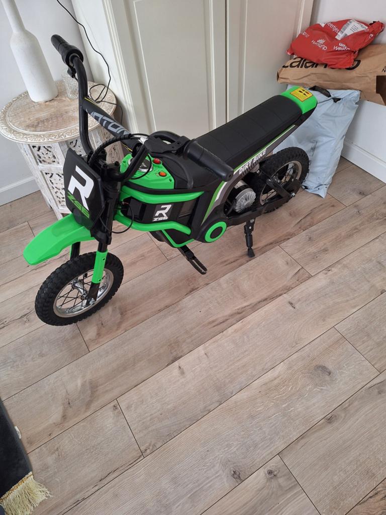 Kinder crossmotor electrisch, Ophalen of Verzenden, Zo goed als nieuw