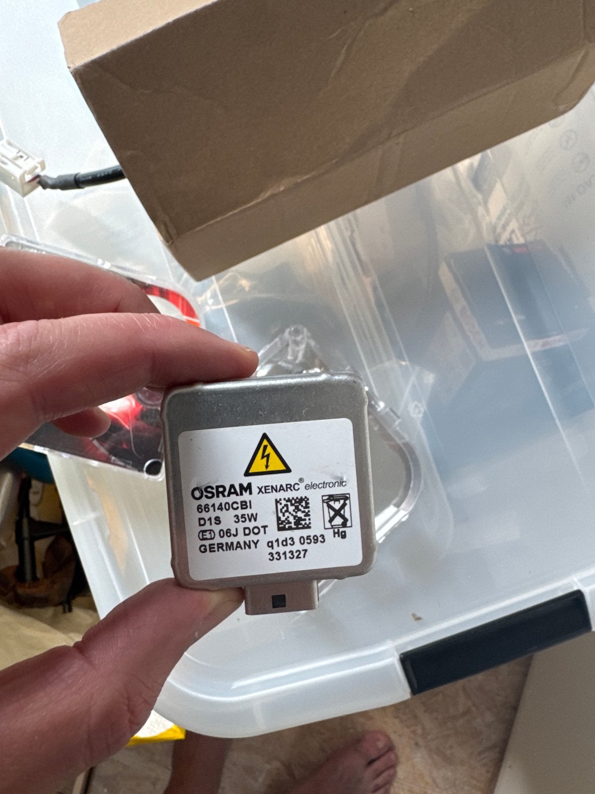 Osram D1S Xenon Lampen - Z.g.a.n. Night Breaker Laser, Ophalen of Verzenden, Gebruikt, Universele onderdelen