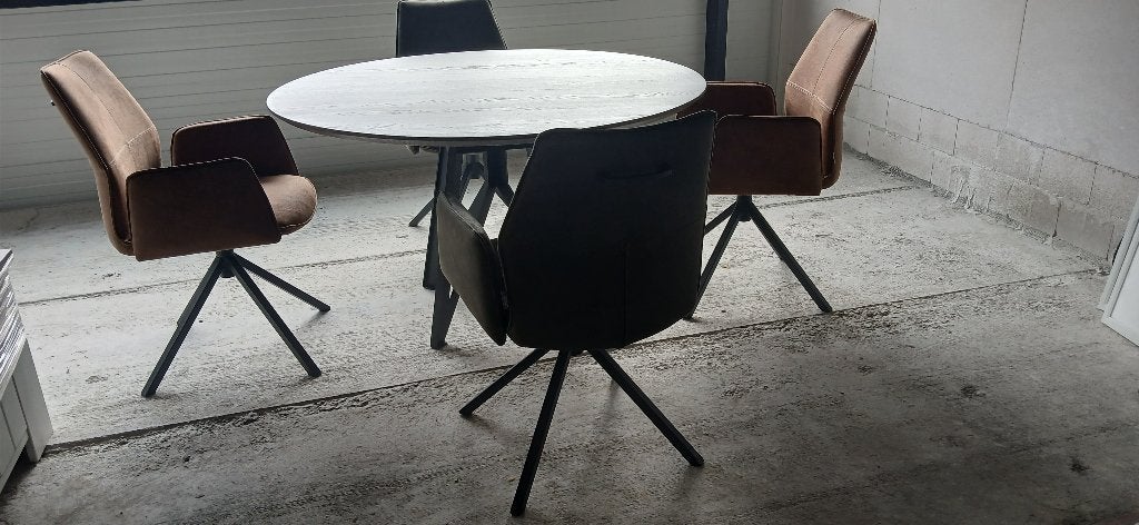 Complete eetkamer set, Ophalen, Nieuw, 4 tot 6 stoelen