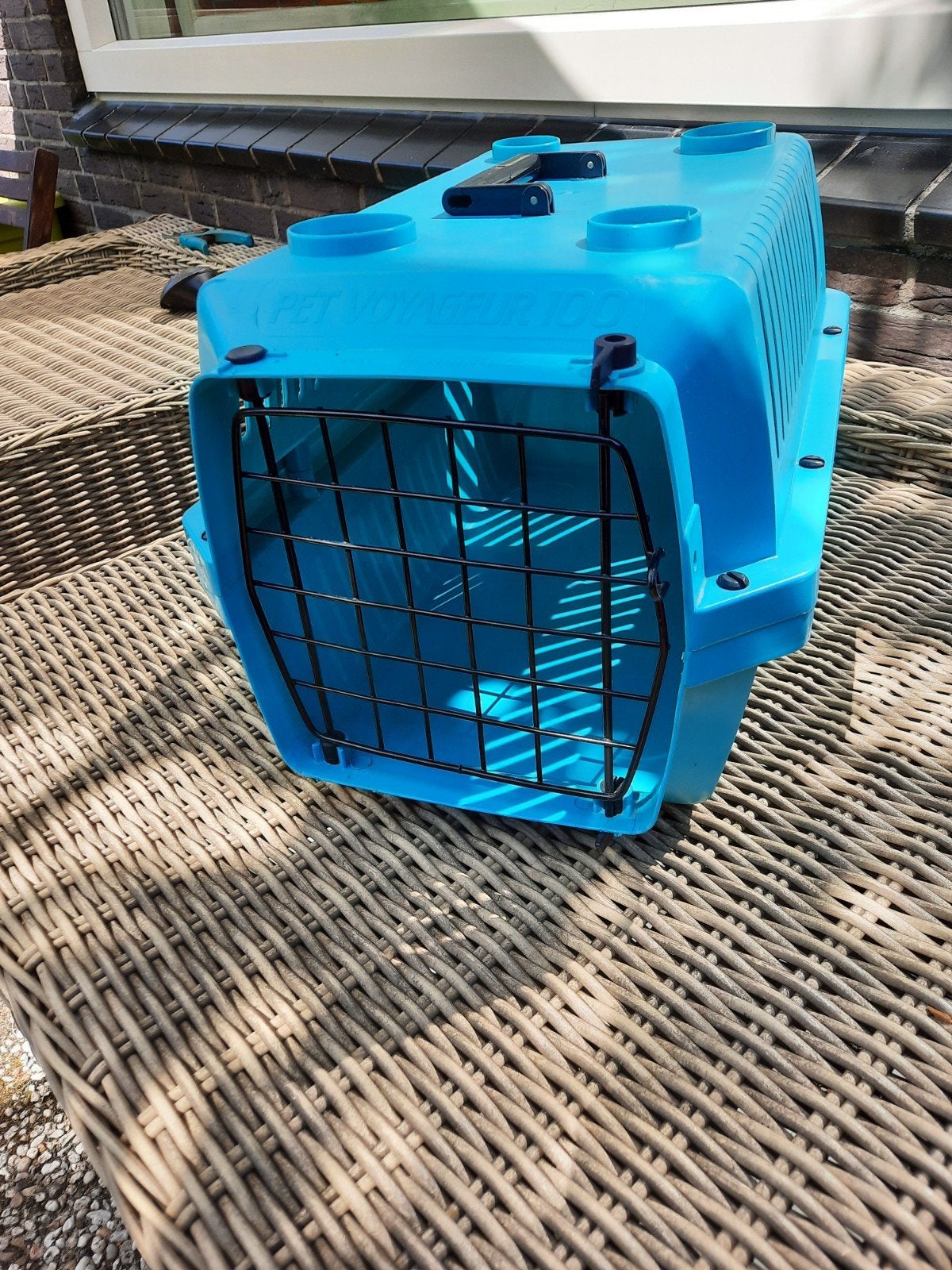pet voyageur 100, katten transportbox, Ophalen, Gebruikt