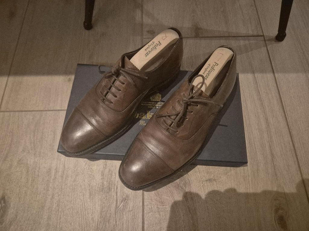 Loake Aldwych - maat 6 F - donkerbruin, Kleding | Heren, Schoenen, Bruin, Ophalen of Verzenden, Zo goed als nieuw, Loake