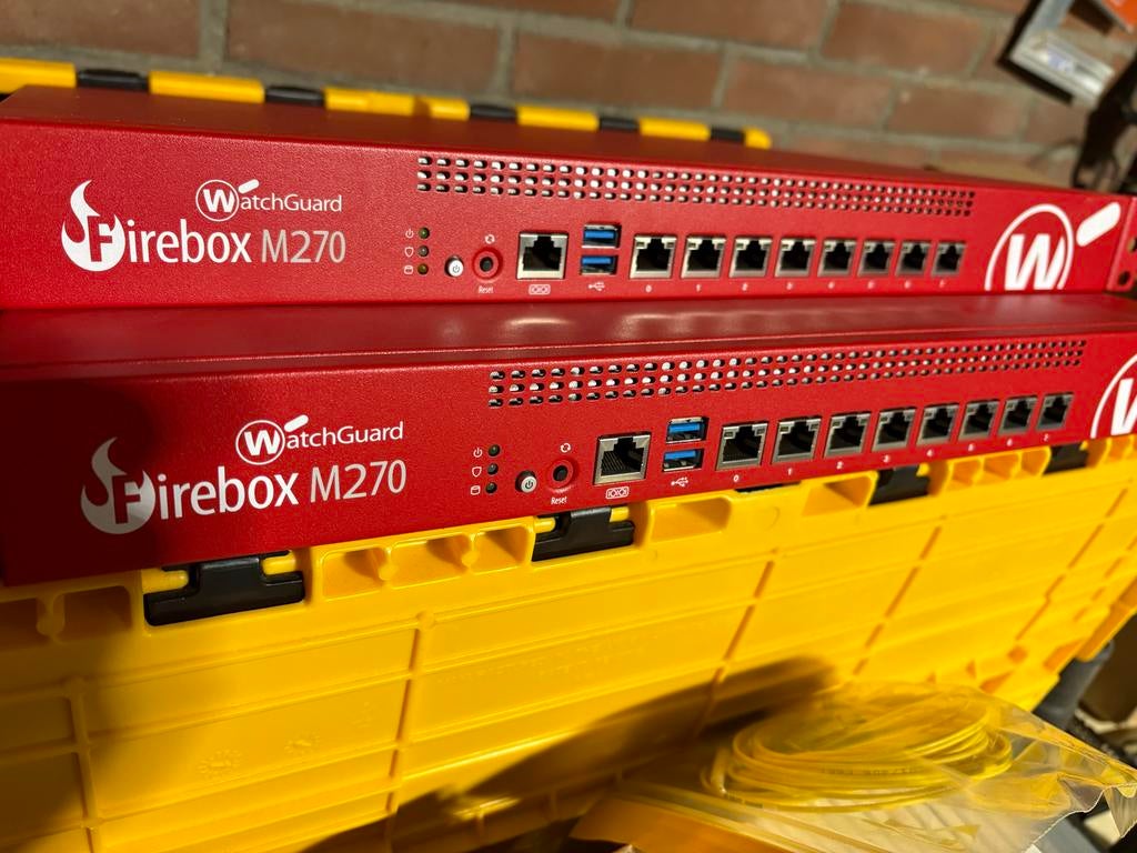 2x WatchGuard Firebox M270 zonder actieve licenties, Ophalen of Verzenden, Gebruikt