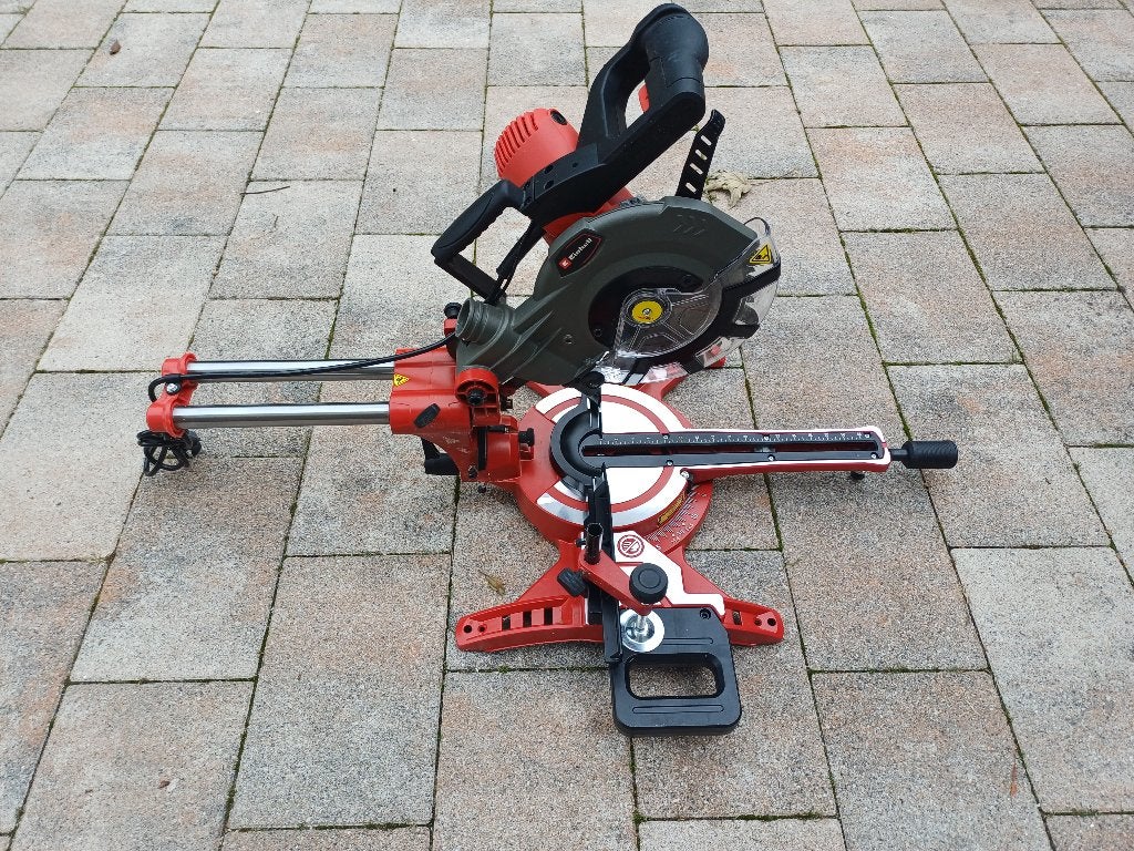 EINHELL Afkort-/verstekzaag TC-SM 2131/1 Dual, Gebruikt, Einhell, Ophalen of Verzenden, Afkortzaag