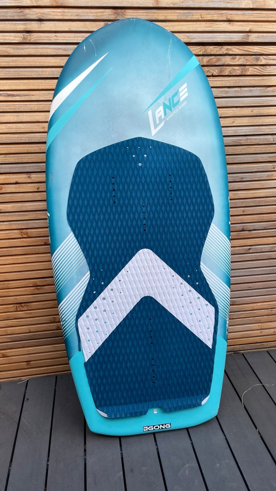 Wing set: Gong Lance 5'7" 120L + hydrofoil 1900, Ophalen, Zo goed als nieuw, Wingsurf-board
