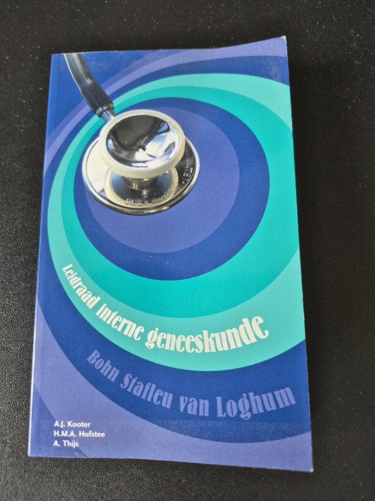 Leidraad interne geneeskunde - Medisch studieboek, A.J. Kooter, H.M.A. Hofstee, A. Thijs, Verzenden, Zo goed als nieuw, Natuurwetenschap