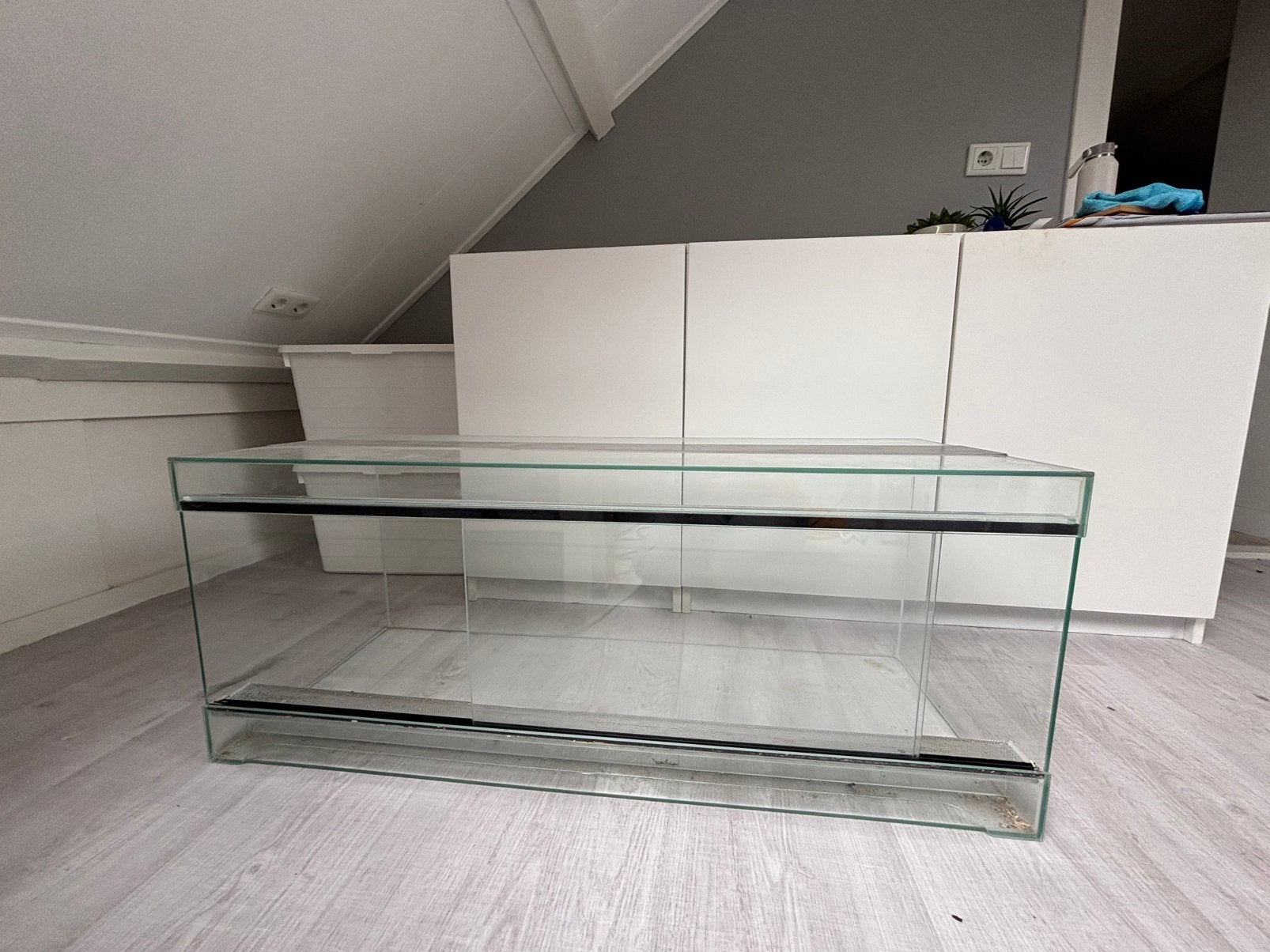 Terrarium 100x40x50cm, Dieren en Toebehoren, Kooi, Zo goed als nieuw, Hamster, 75 tot 110 cm