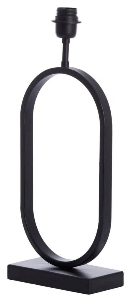 Light&Living Lampvoet JAMIRI - Zwart Ovaal Design 45 cm, Light&Living, Info@light-living.com, Nieuw, Ophalen of Verzenden