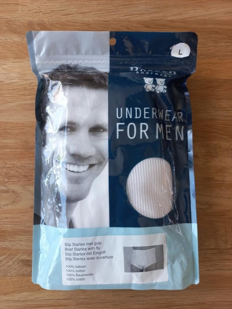 Beeren Bodywear Herenslip - Maat L - Wit - 100% Katoen, Kleding | Heren, Ondergoed, Slip, Wit, Ophalen of Verzenden
