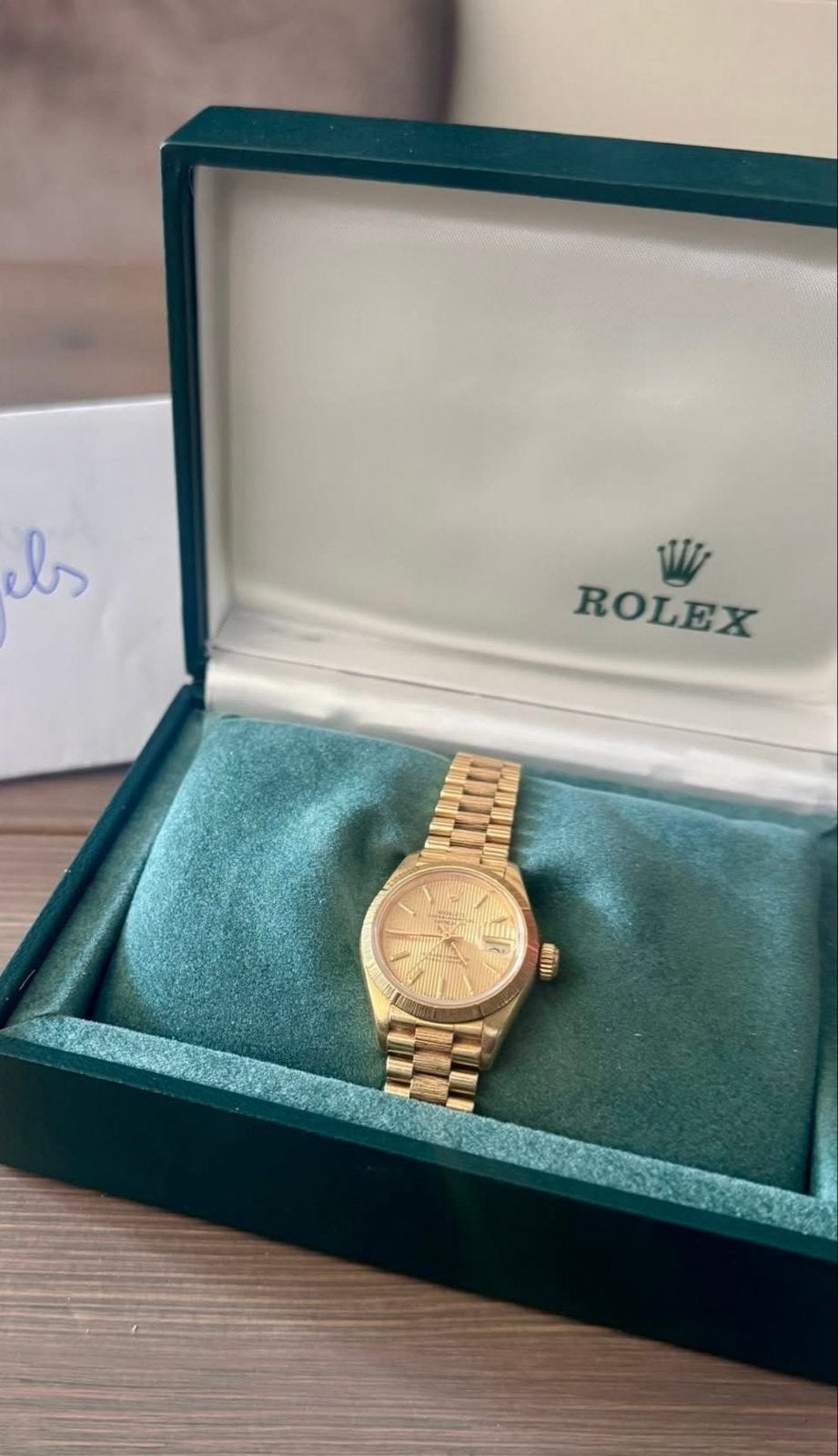 Originele Rolex datejust Goud - Klassieke Elegantie, Sieraden, Tassen en Uiterlijk, Horloges | Dames, Ophalen, Rolex, Polshorloge