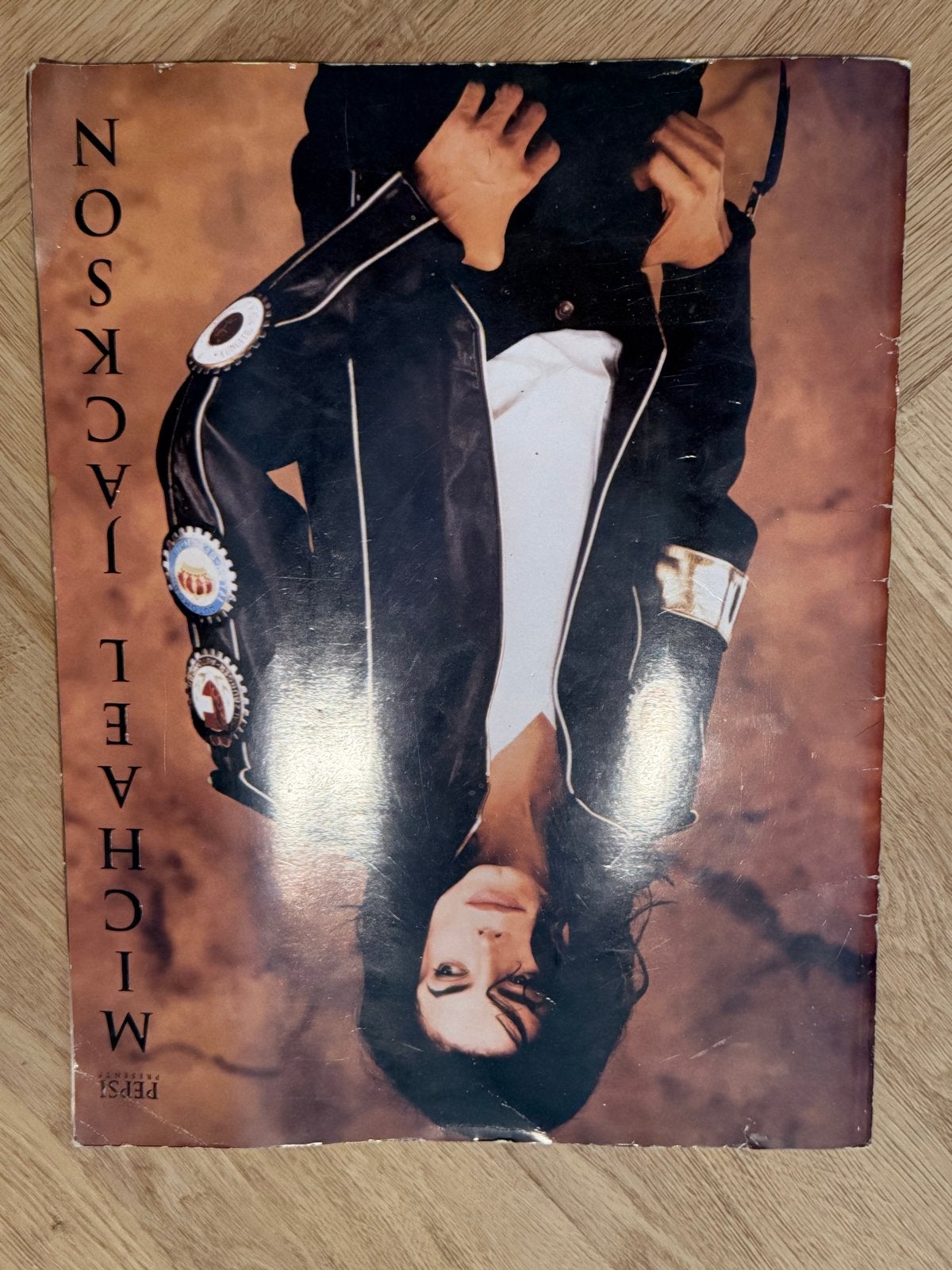 Michael dangerous tour bokk, Ophalen of Verzenden, Gebruikt, Poster, Artwork of Schilderij