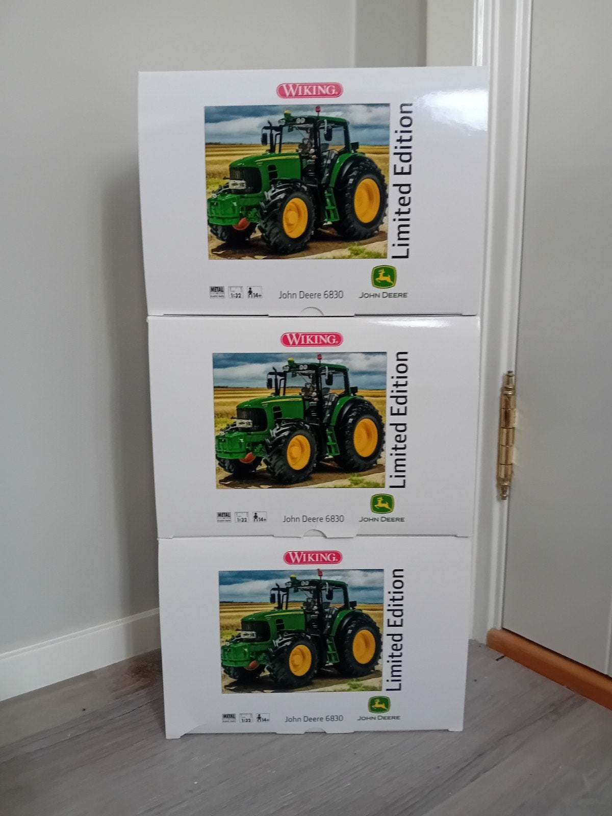John deere 6830 wiking 1 32, Ophalen of Verzenden, Nieuw, Tractor of Landbouw, Overige merken