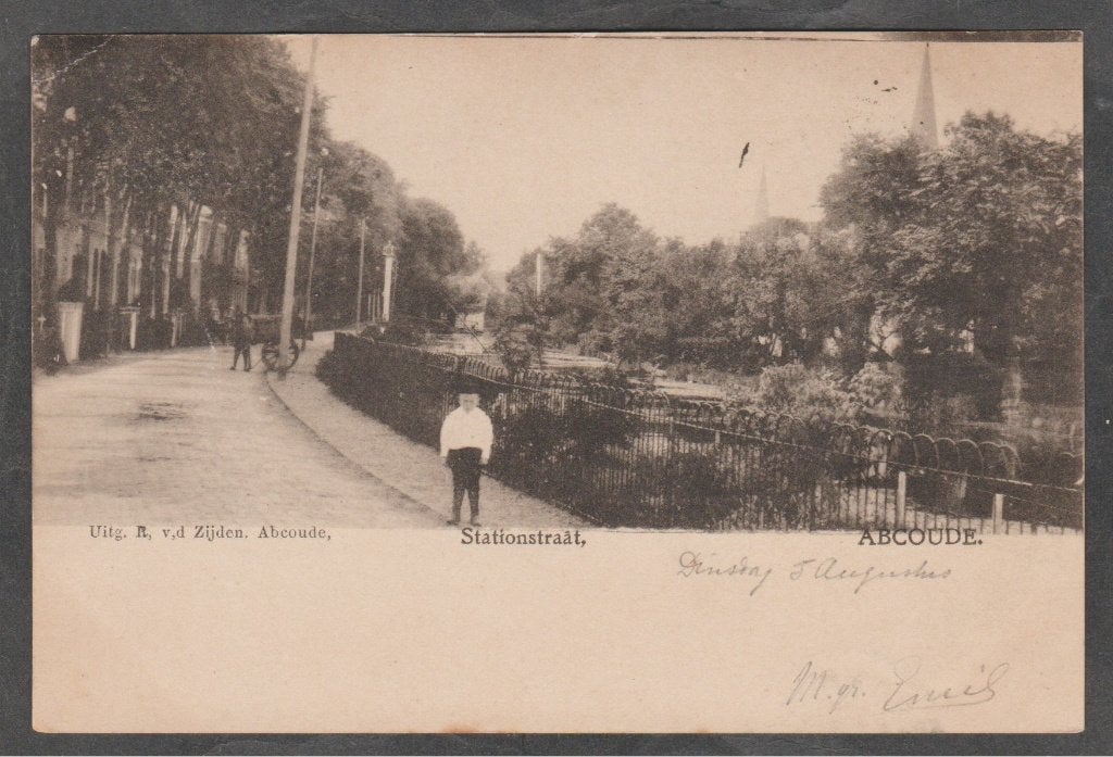 abcoude sttionstraat, Verzenden, Voor 1920, Gelopen, Utrecht