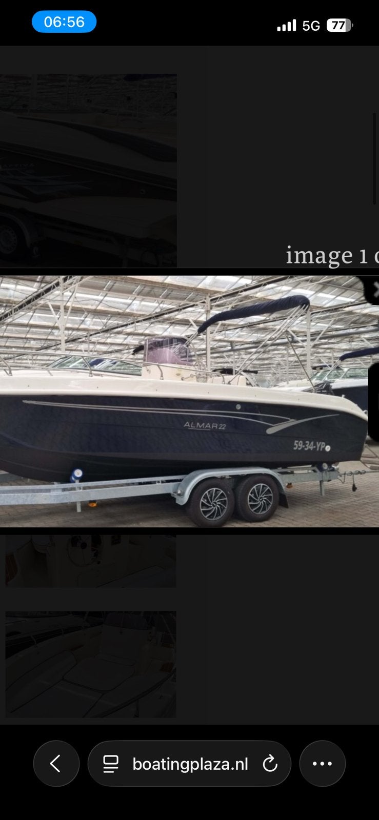 Almar 22 console boot 2005 met 140 pk 4 takt Suzuki, Watersport en Boten, Gebruikt, Viertaktmotor, Ophalen, 70 pk of meer