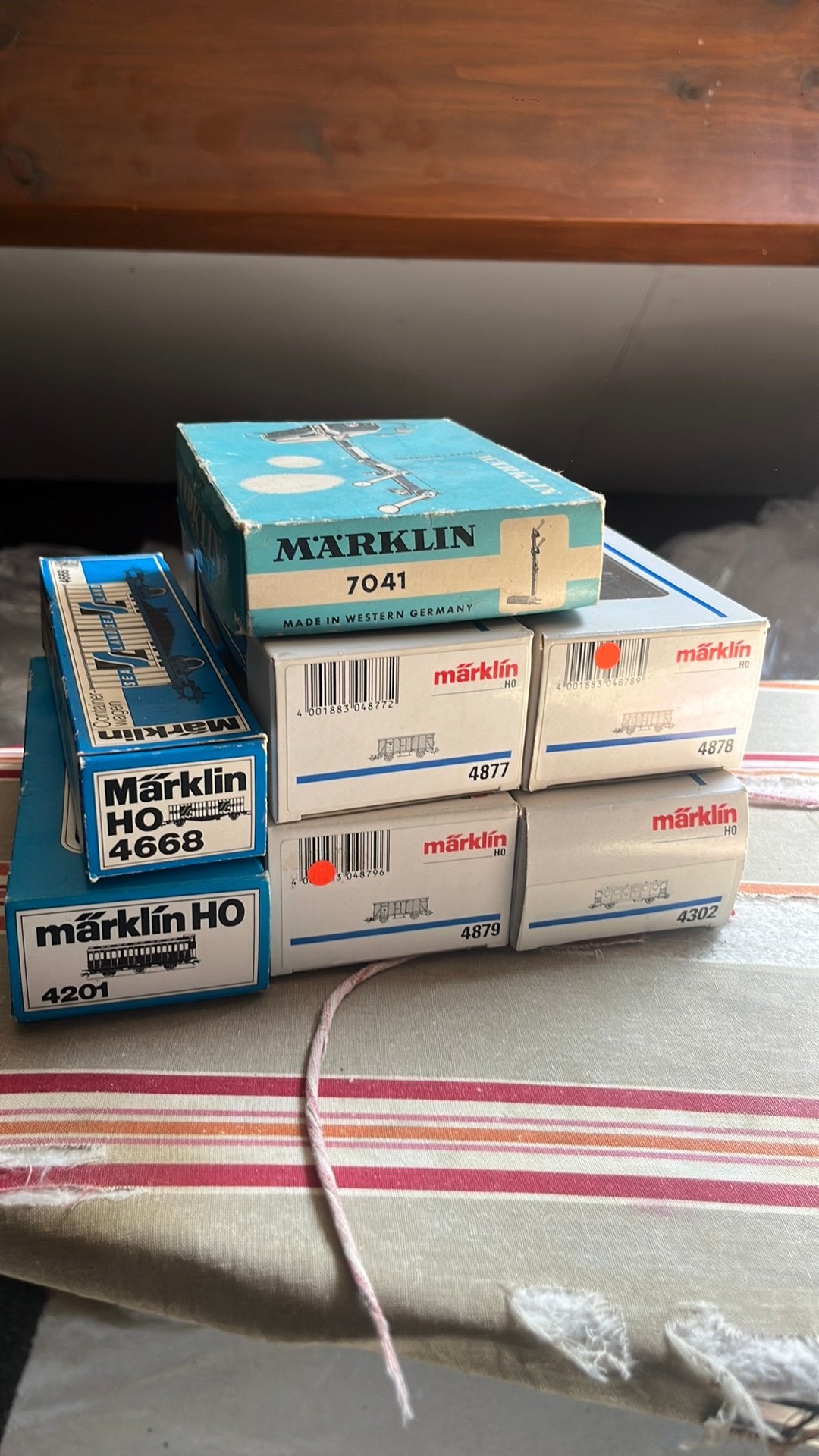 Te koop LEGE  OVP,s van marklin, Wisselstroom, Wagon, Ophalen of Verzenden, Zo goed als nieuw