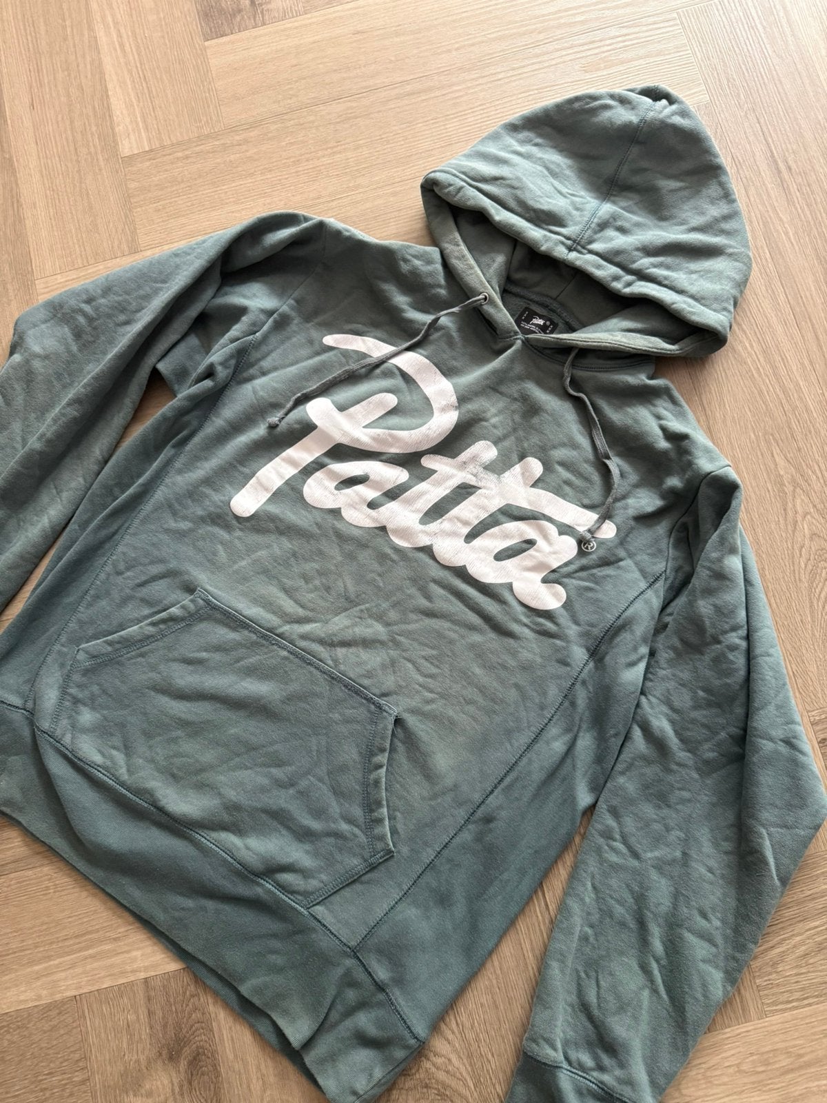 Patta hoodie green L, Ophalen of Verzenden, Groen