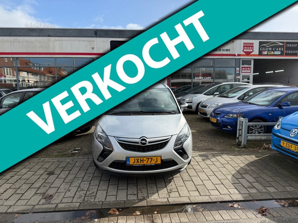 Opel ZAFIRA TOURER 1.4 Edition 7 PERSOON-NAVI-PDC-CRUISE-TRE, Auto's, Opel, Stof, Gebruikt, 4 cilinders, 7 stoelen
