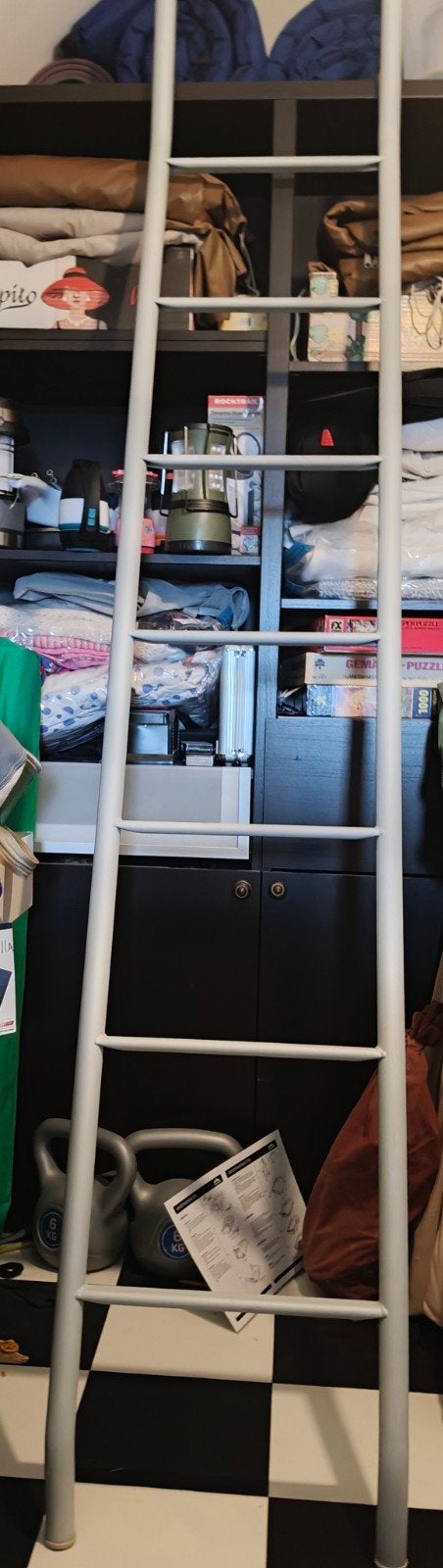 IKEA INREDA metalen kastenladder (voor Billy en Besta), Ophalen, Zo goed als nieuw