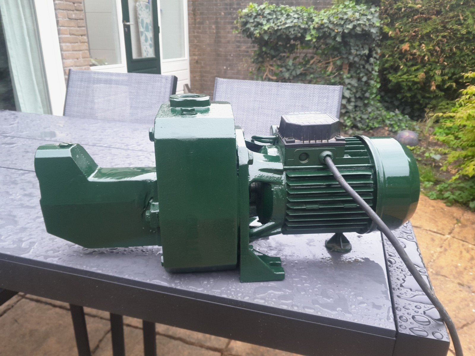 Dab jet 151t 380volt, Ophalen, Beregeningspomp