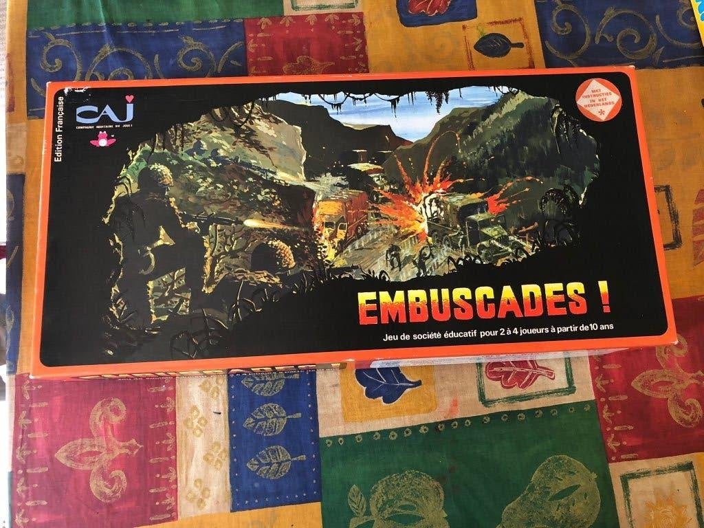 Embuscades! Vintage spel van Efka Toys! 1973 volledig, Een of twee spelers, Ophalen of Verzenden, Gebruikt, Efka Toys