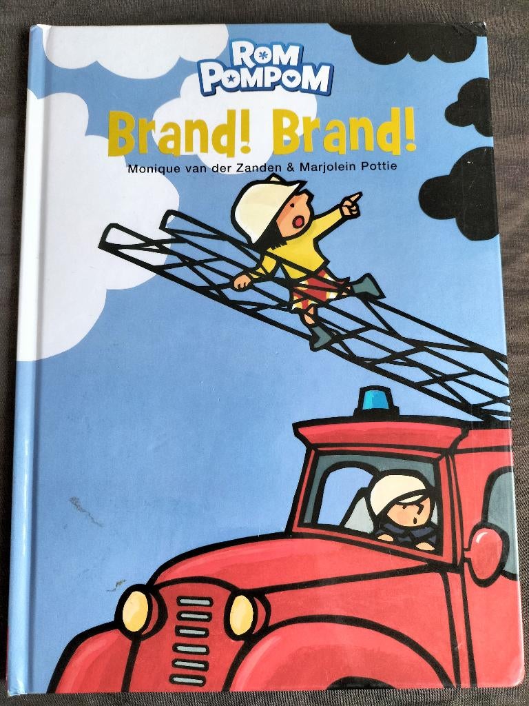 RomPomPom pictoboek - Brand! Brand!, Boeken, Ophalen of Verzenden, Zo goed als nieuw, Monnique van der Zanden, Fictie algemeen