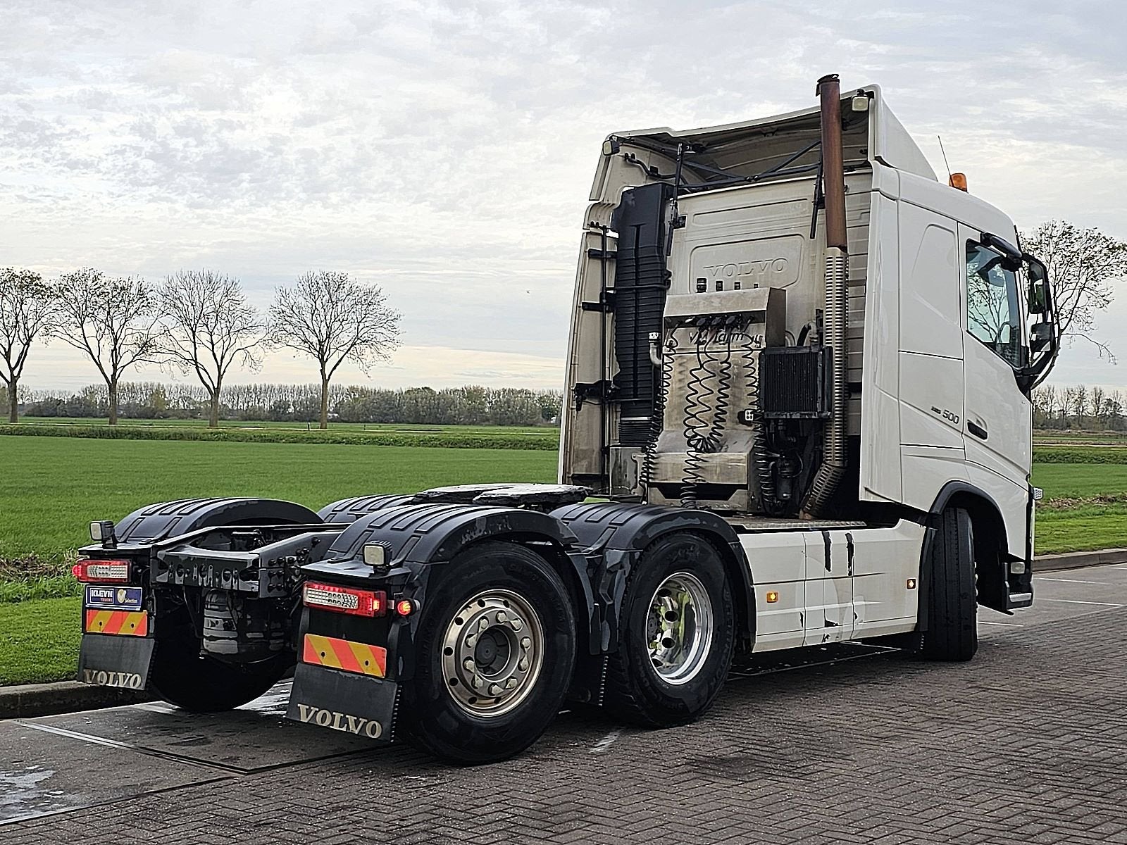 VOLVO FH 500 6x2 steered pto+hydr, Automaat, Euro 6, 510 pk, Wit