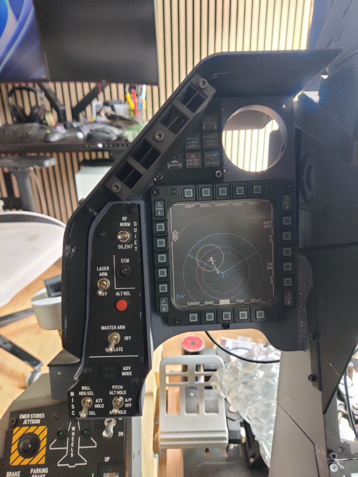 F-16 Center Console voor Flight Simulator, Ophalen, Nieuw