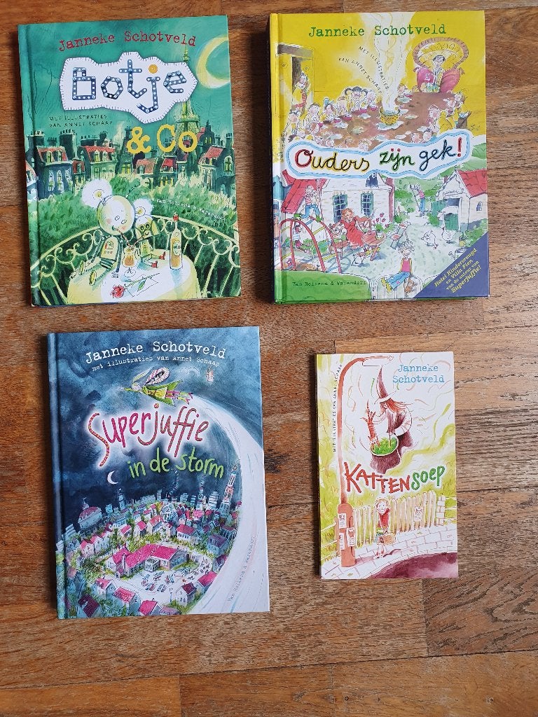 Superjuffie , Botje  en Ouders zijn gek  van  Jann Schotveld, Ophalen of Verzenden, Zo goed als nieuw, Fictie algemeen