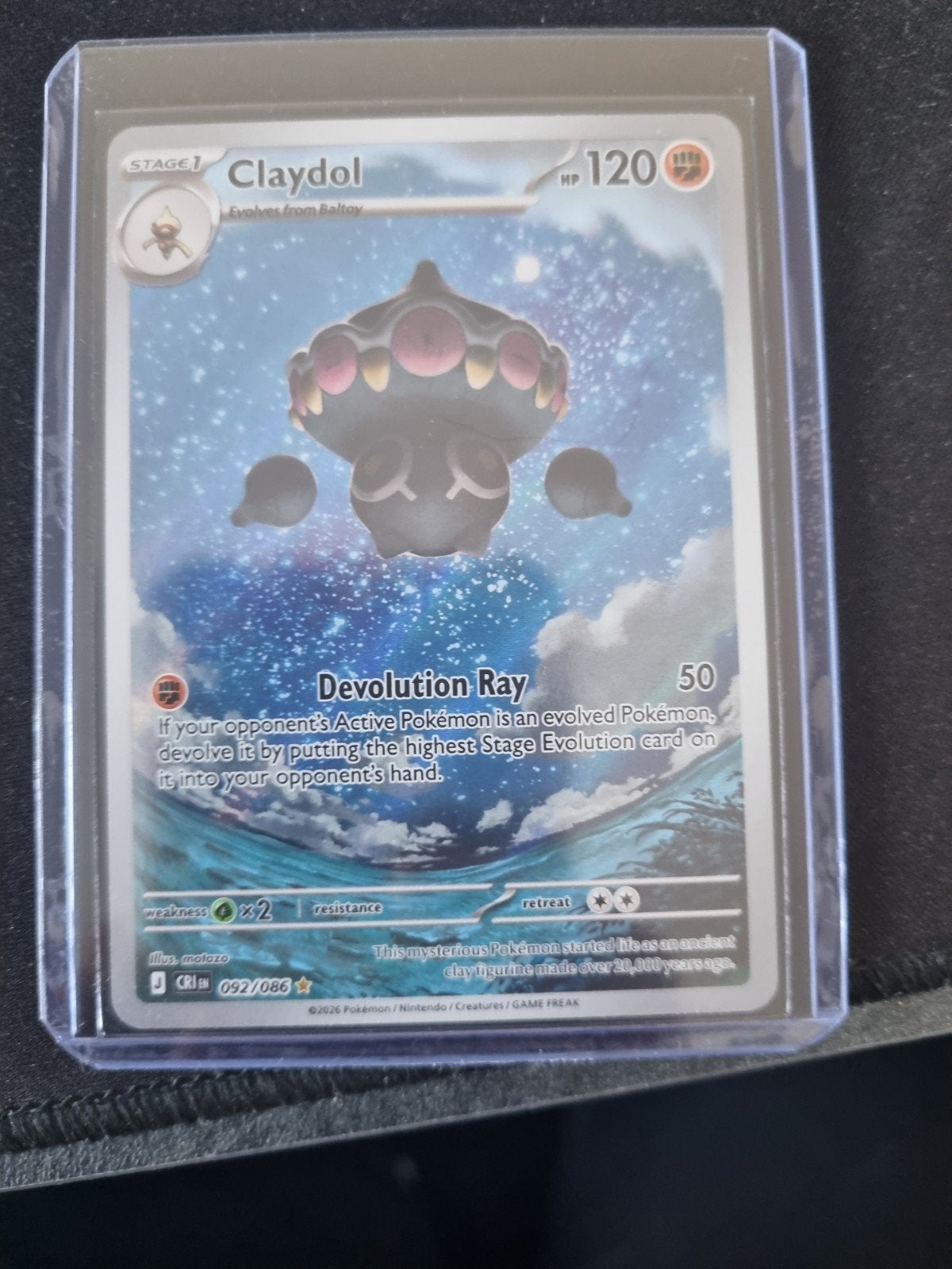Claydol 092/086 Pokémon Kaart - Zo goed als nieuw, Ophalen, Zo goed als nieuw, Losse kaart