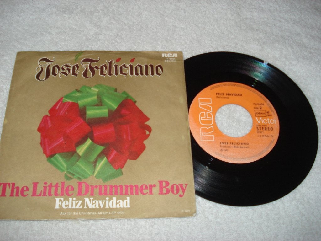 Jose Feliciano    Feliz Navidad     Kerst Orgineel, Fotohoes, Ophalen of Verzenden, Zo goed als nieuw, Pop