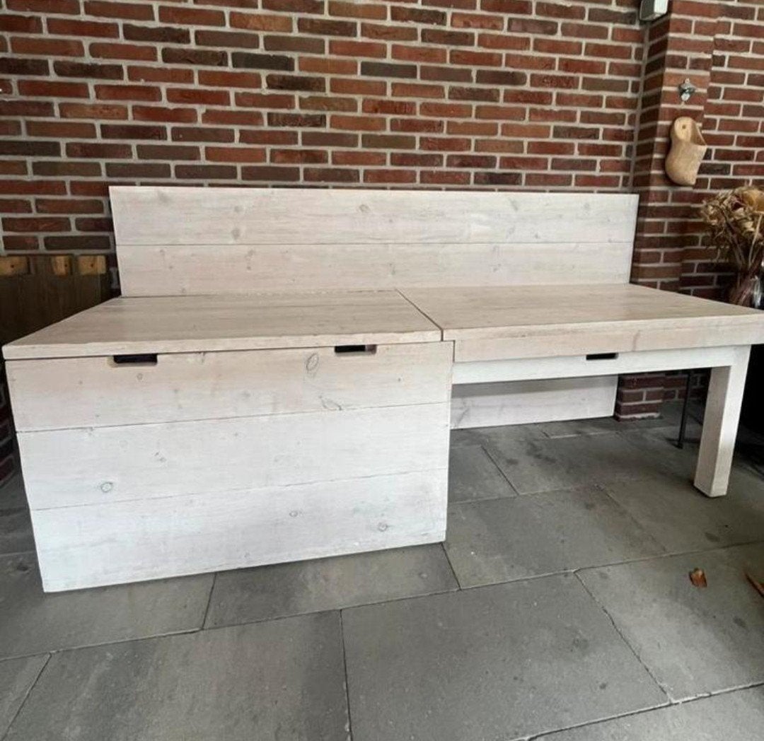 houten kinderbureau met opbergkist, Kinderen en Baby's, Ophalen, Gebruikt, Overige typen