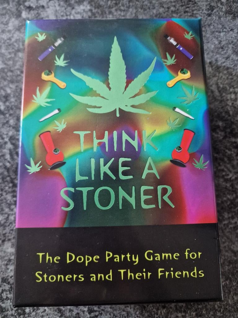 Think like a stoner vragen kaartspel, Vijf spelers of meer, Ophalen, Zo goed als nieuw, Khepergames