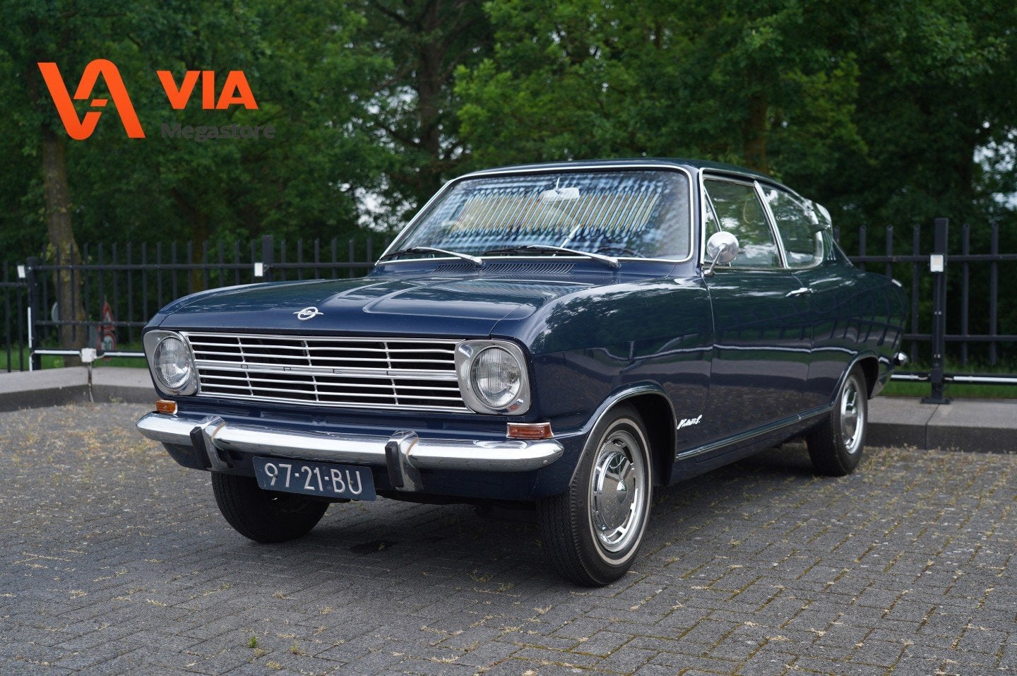 Opel Kadett B Coupe Kiemen Super 55pk (bj 1966), Achterwielaandrijving, 54 pk, Met garantie (alle), Blauw