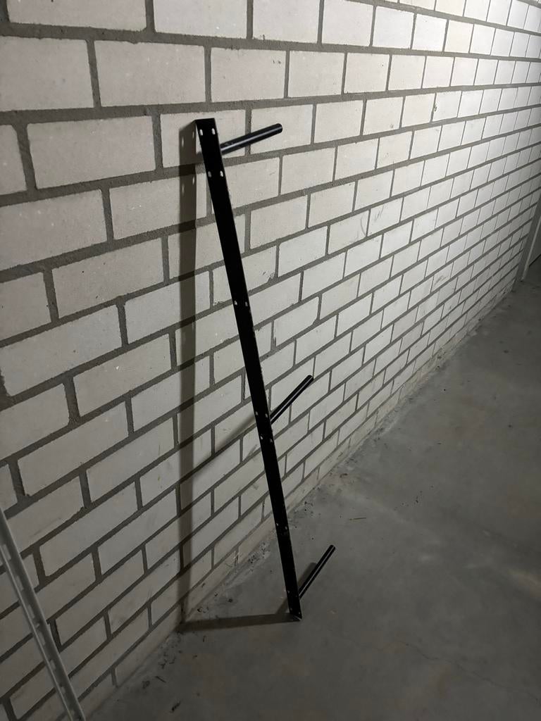 Zwevende boekenplank houder, zwart, 160 cm, Huis en Inrichting, Woonaccessoires | Wandplanken en Boekenplanken, Ophalen, Gebruikt