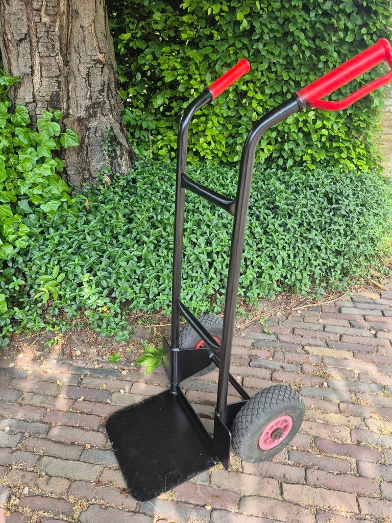 Stevige metalen steekwagen / transportwagen, Ophalen of Verzenden, Gebruikt, Steekwagen
