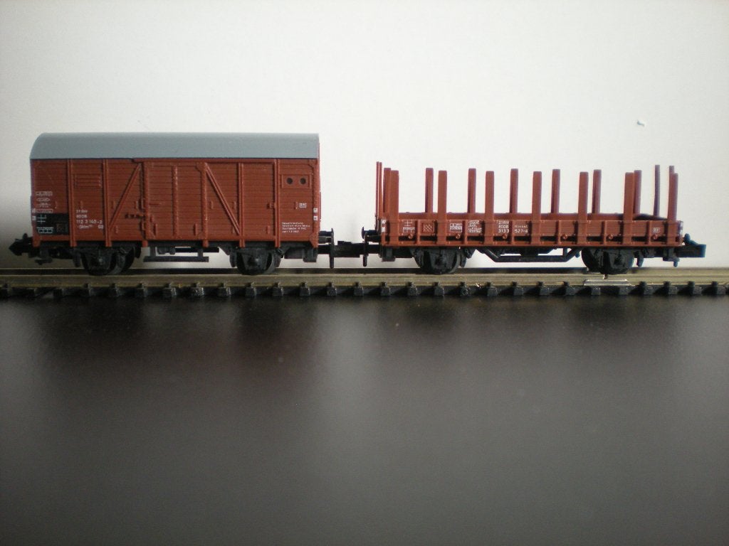 Set goederenwagons type G en K, Gebruikt, Gelijkstroom, Trix, Wagon