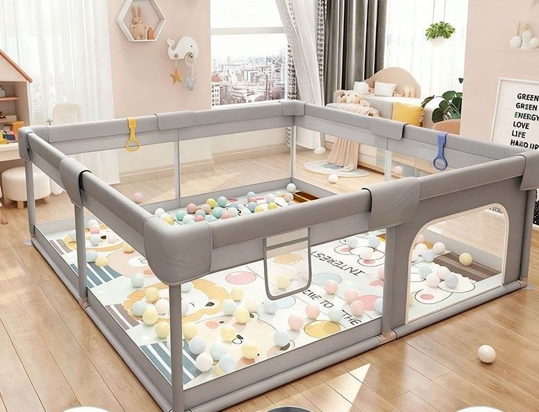 Opvouwbare grondbox/play pen/speelbox baby&peuter 150x180, Ophalen of Verzenden, Nieuw
